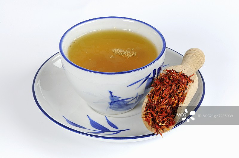 红花花瓣茶图片素材