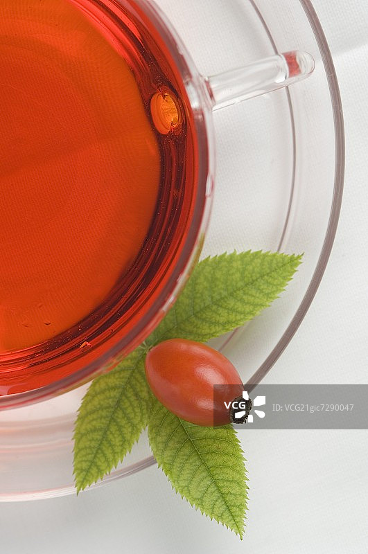 玫瑰果茶与玫瑰果图片素材