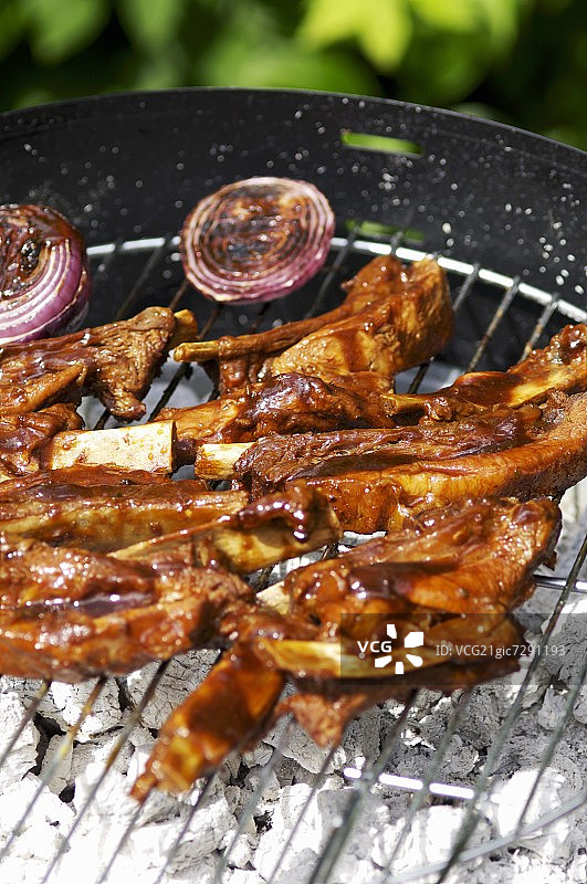 烧烤排骨图片素材