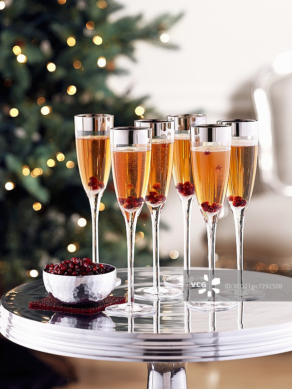 石榴籽玫瑰香槟图片素材