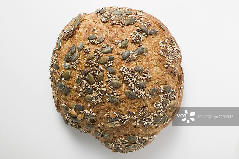 含南瓜籽的全麦面包图片素材