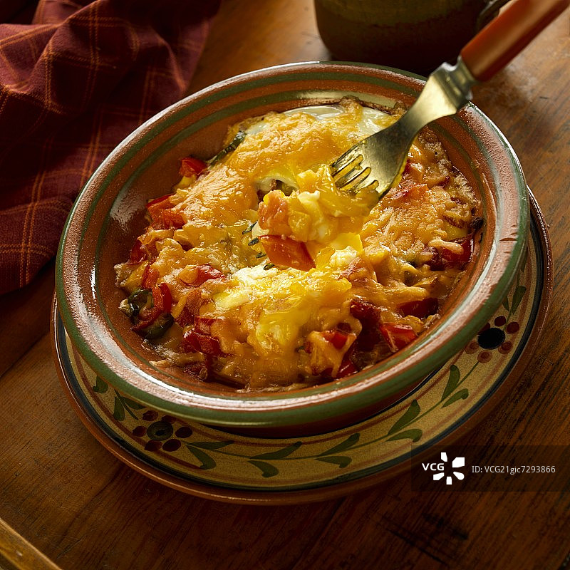 墨西哥农场风味鸡蛋图片素材