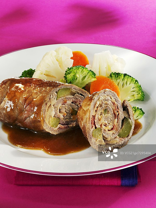 牛肉卷图片素材