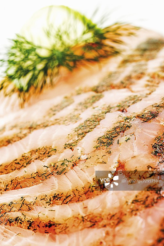 腌渍三文鱼图片素材