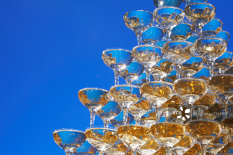 香槟塔图片素材