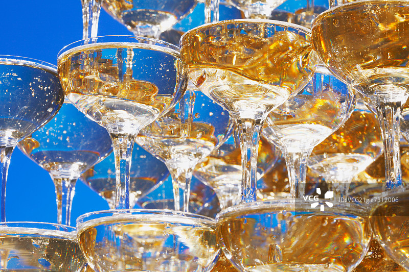 香槟塔图片素材