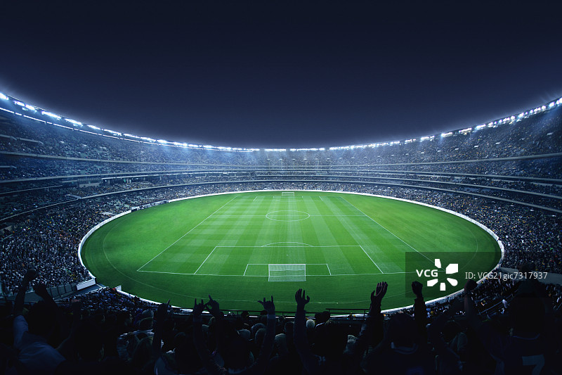 座无虚席的足球场图片素材