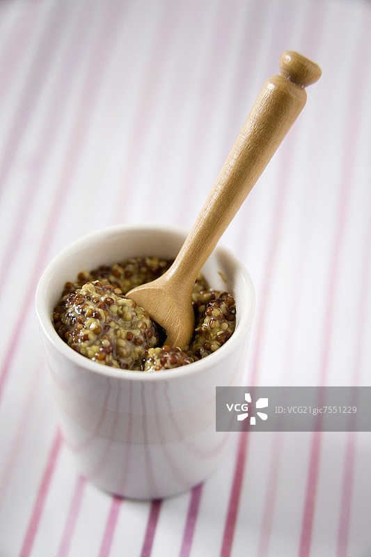 全麦第戎芥末酱图片素材