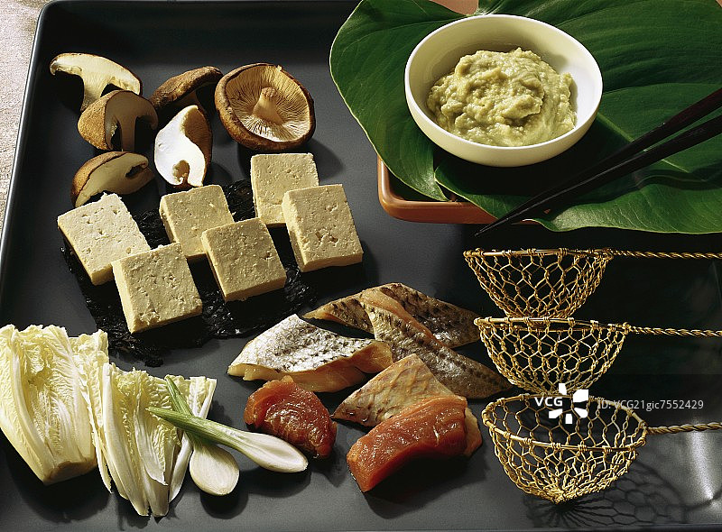 豆腐炖鱼食材图片素材