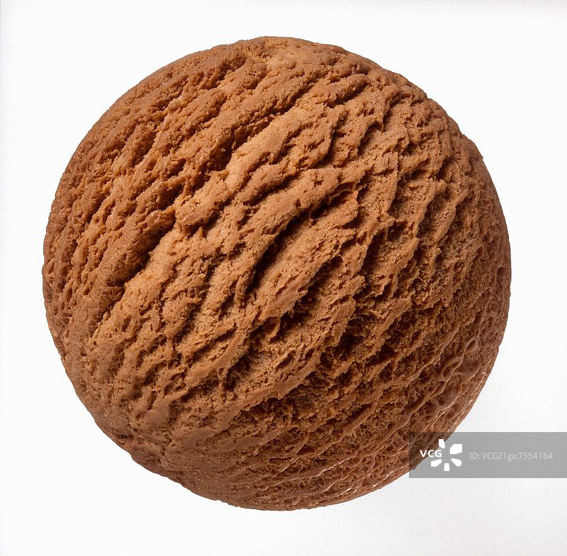 巧克力冰淇淋勺图片素材