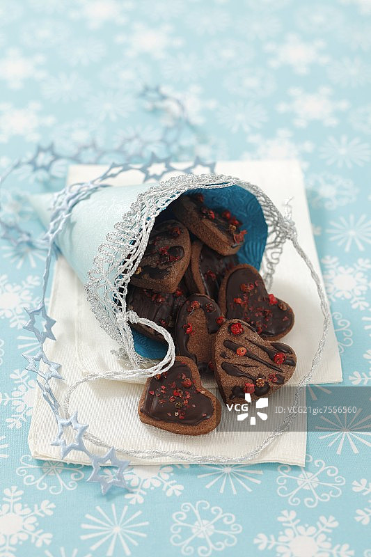 红辣椒巧克力饼干图片素材