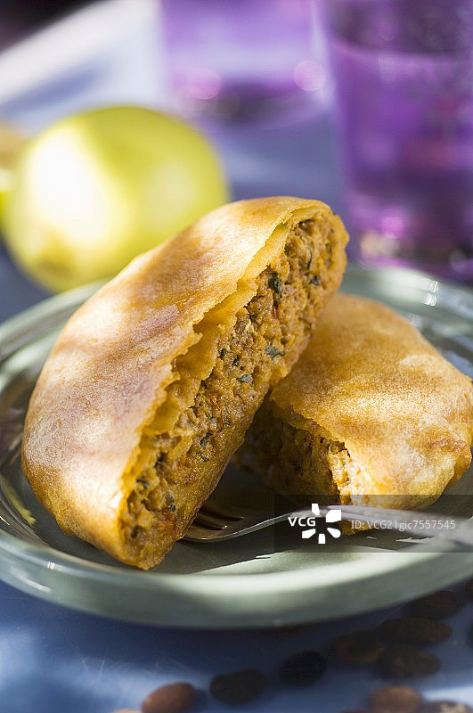 摩洛哥牛肉馅馅饼图片素材