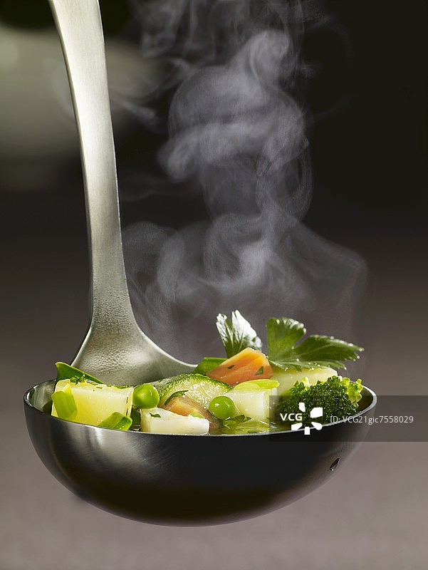 一勺蔬菜炖图片素材