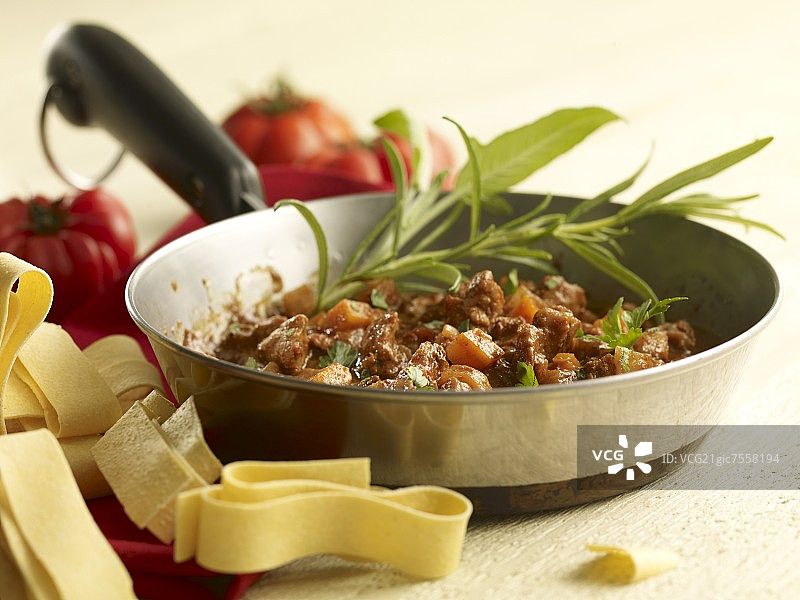 野猪肉酱意大利面图片素材