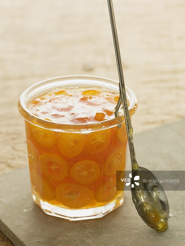 金桔果酱图片素材