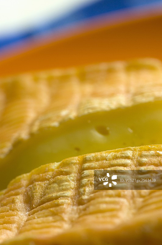 马罗illes奶酪（法国软奶酪，特写）图片素材