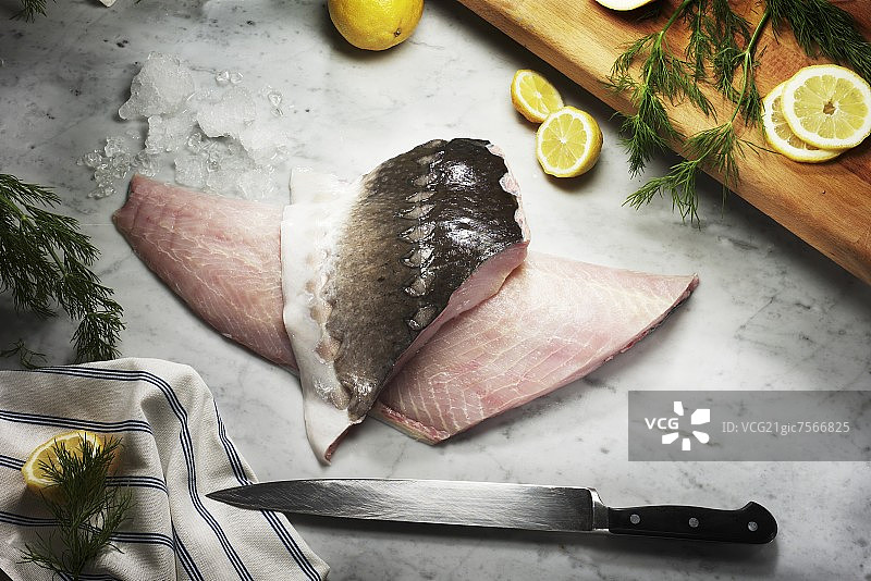 鲟鱼片图片素材