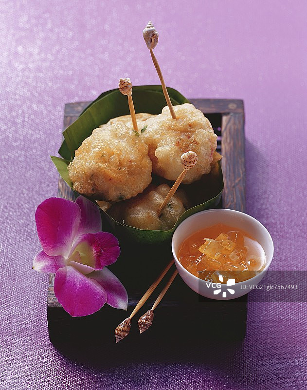 炸虾丸图片素材