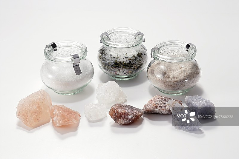 各种类型的盐图片素材