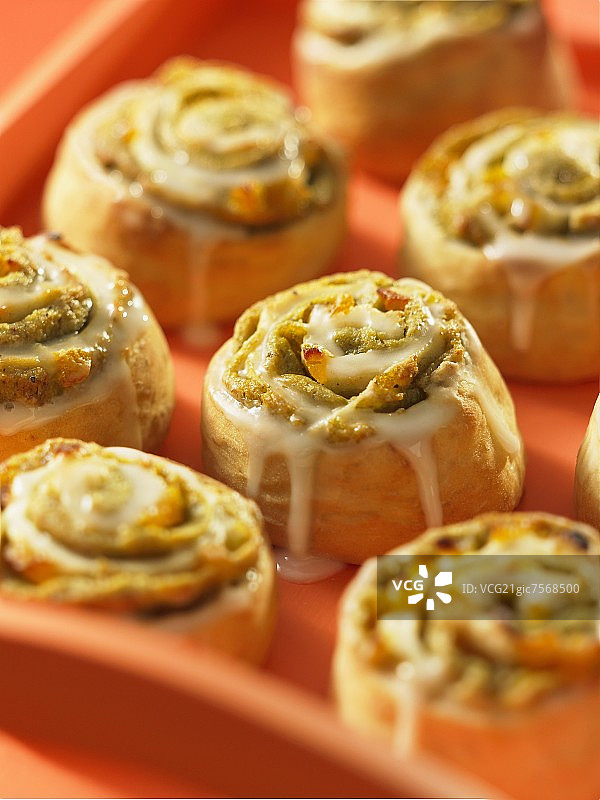 杏子和开心果面包图片素材