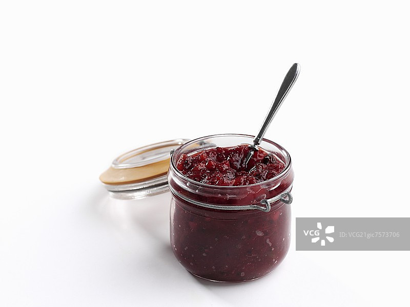 红醋栗果酱图片素材