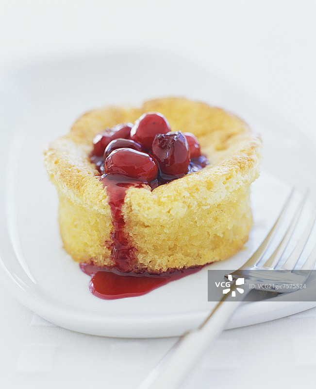 水果蜜饯海绵蛋糕图片素材