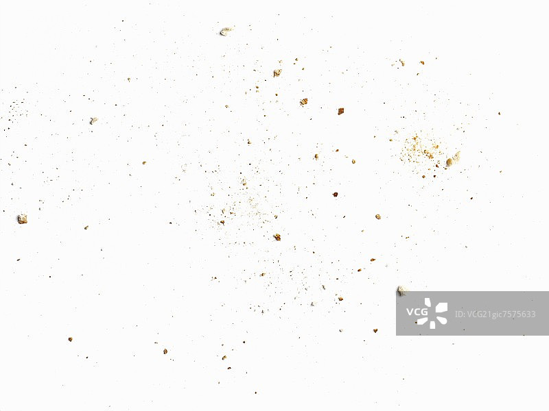 白色背景上的碎屑图片素材