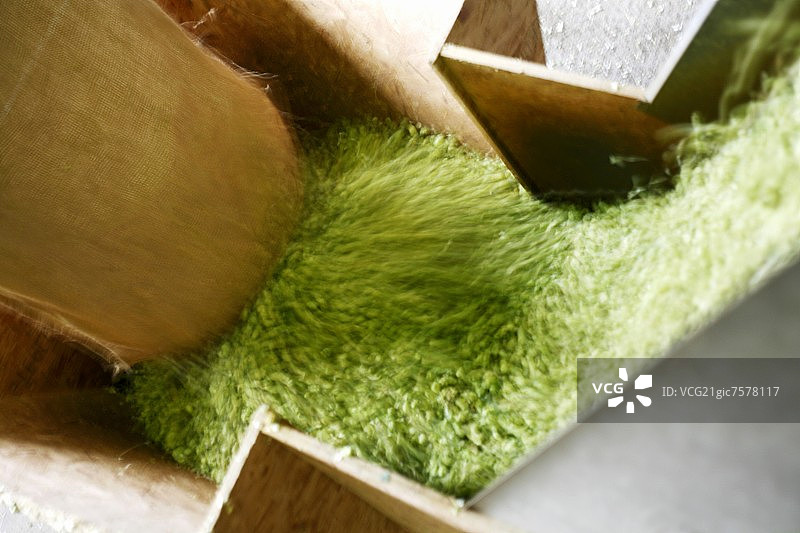 啤酒花烘房中的啤酒花图片素材