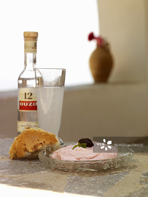 希腊鱼子酱蘸酱（鳕鱼子酱）图片素材