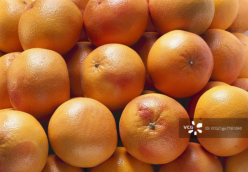 多个红色葡萄柚（全画幅）图片素材