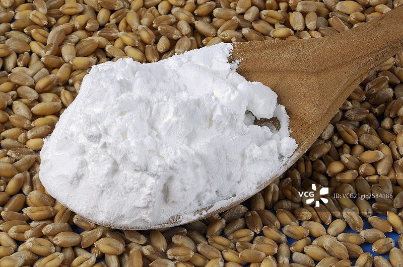小麦淀粉和小麦颗粒图片素材