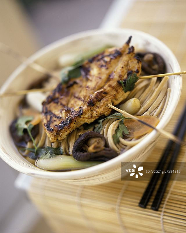 日式照烧鸡肉图片素材