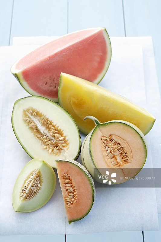 甜瓜静物图片素材