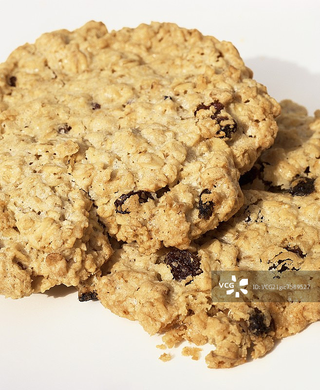 葡萄干燕麦饼干图片素材