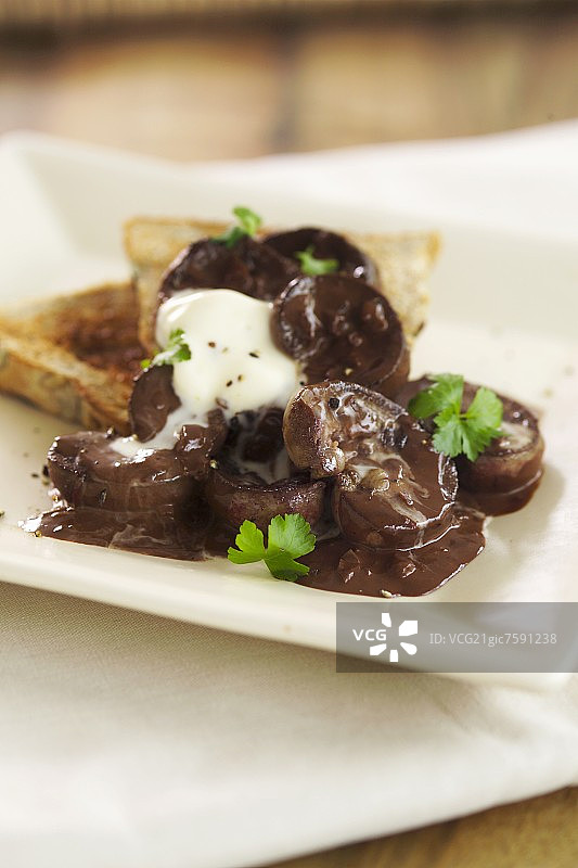 巧克力酱羊腰图片素材