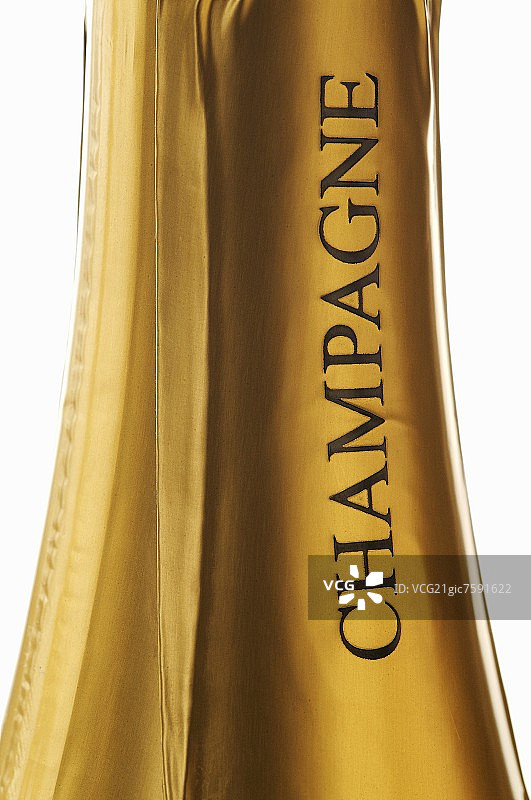香槟酒瓶颈图片素材