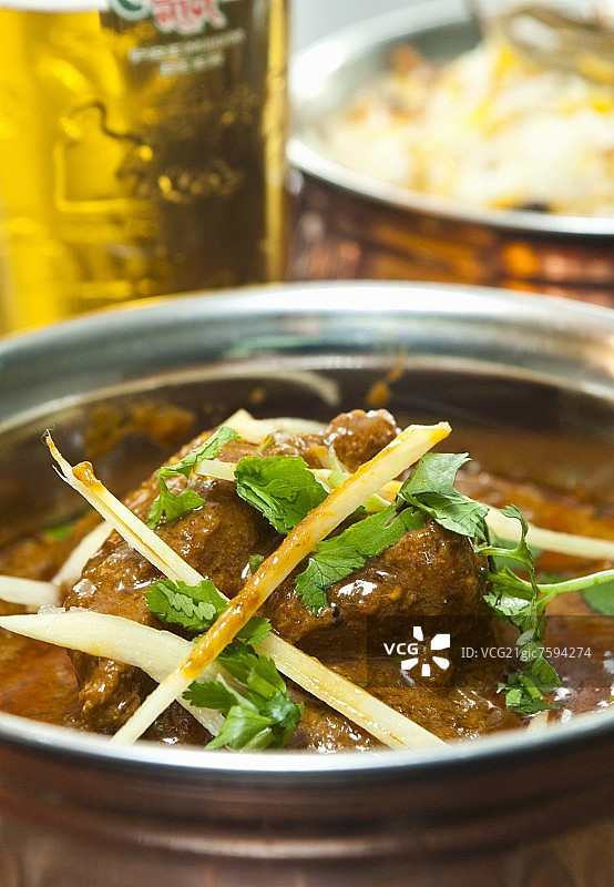 印度羊肉咖喱图片素材