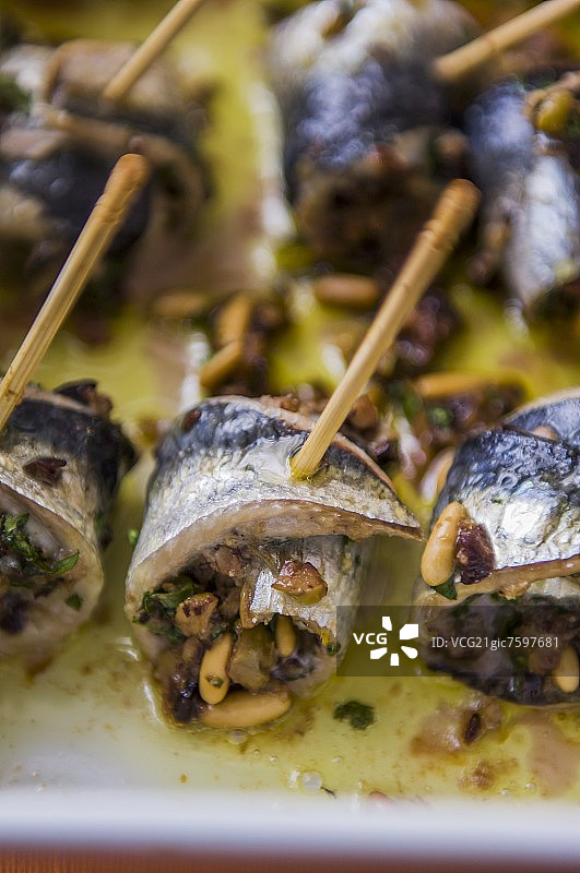 酿沙丁鱼图片素材