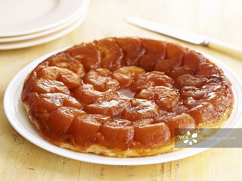 法式苹果塔图片素材