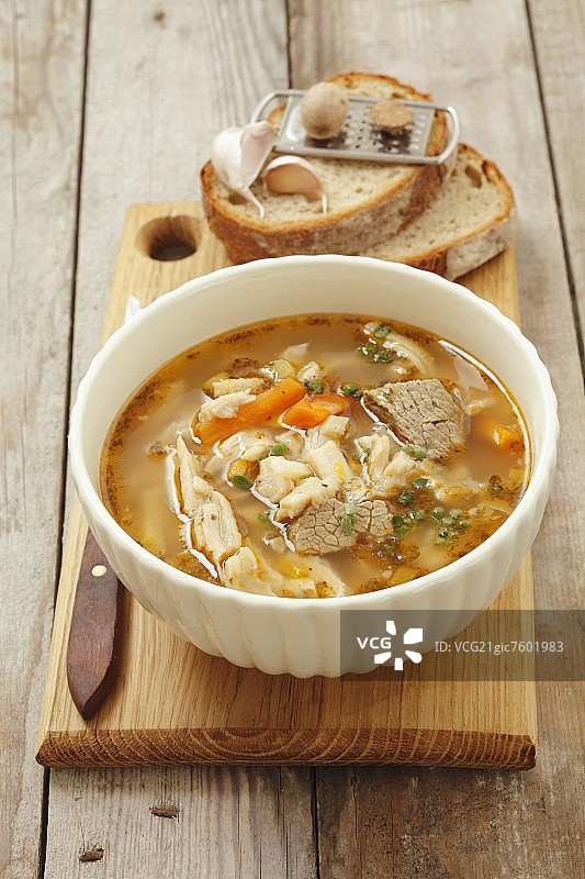 波兰式牛肉蔬菜杂碎汤图片素材