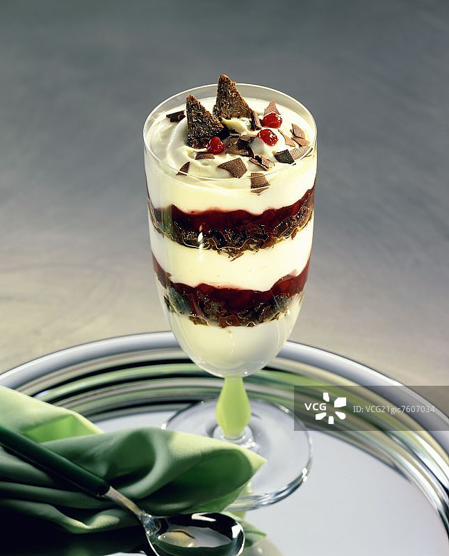 蔓越莓黑麦布丁图片素材