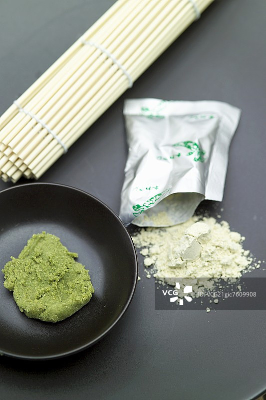 芥末、芥末粉和芥末酱图片素材