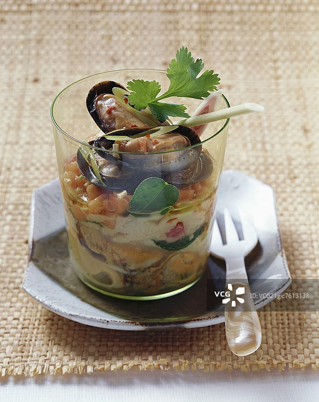 香茅木瓜贝类图片素材