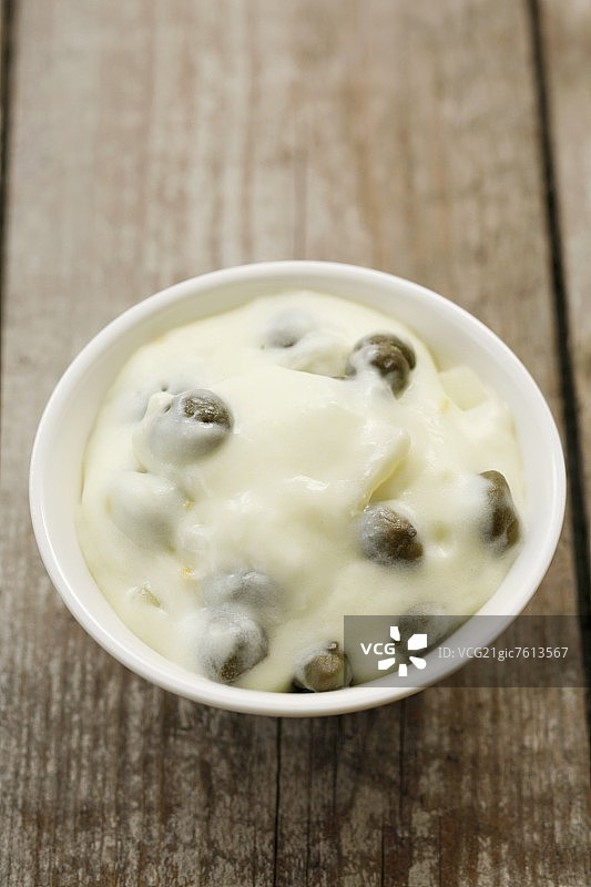 奶油刺山柑酱图片素材