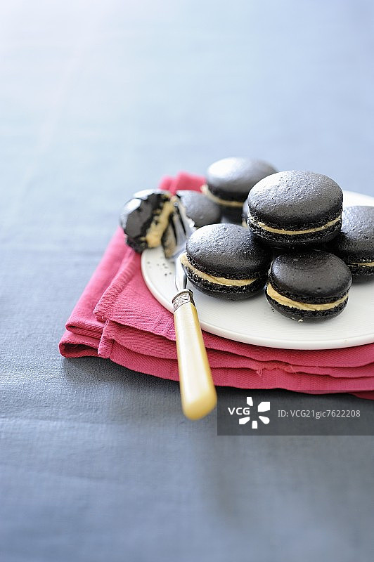 甘草奶油马卡龙图片素材