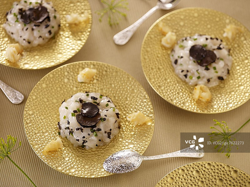 松露扇贝鞑靼图片素材