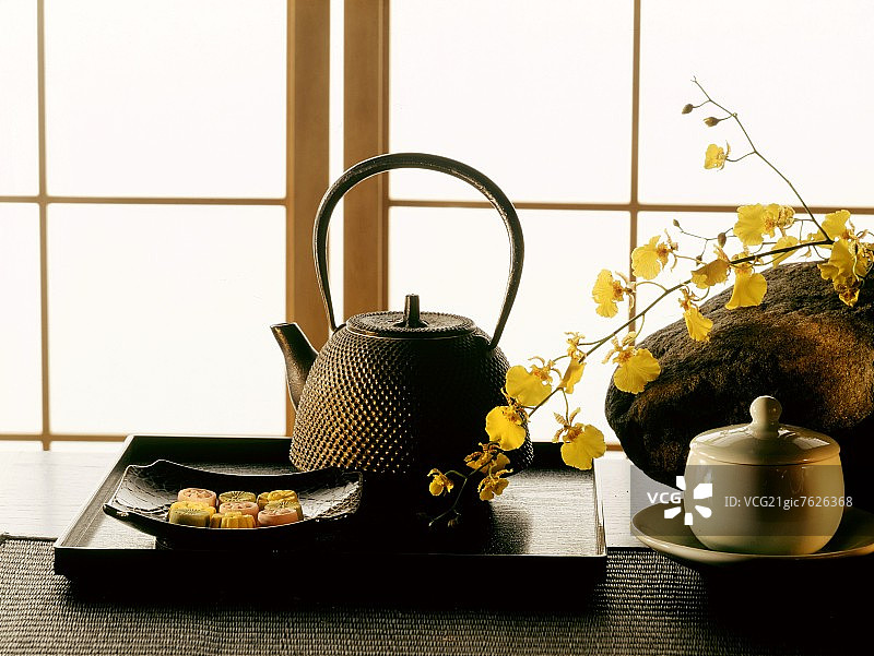 日式茶壶图片素材