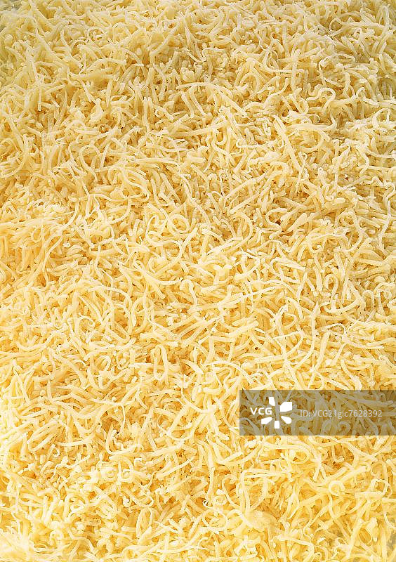 精细磨碎的奶酪（填充画面）图片素材