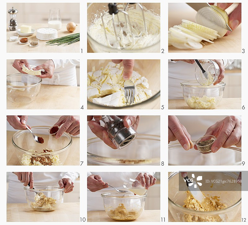 准备奶油奶酪图片素材