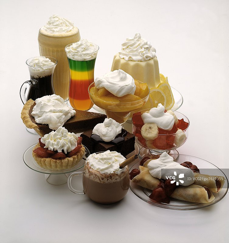 多种甜点图片素材